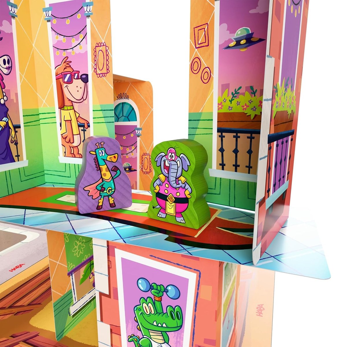 Jeu Rhino Hero Super Battle jaune, HABA