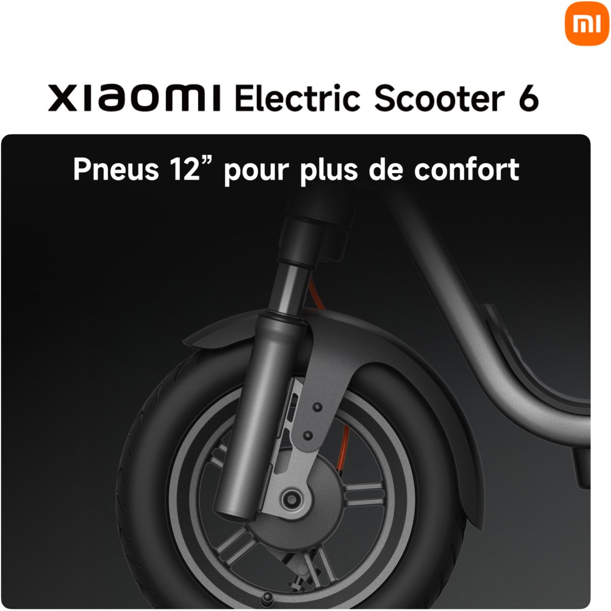 Trottinette électrique Electric Scooter 6 Noir noir, XIAOMI