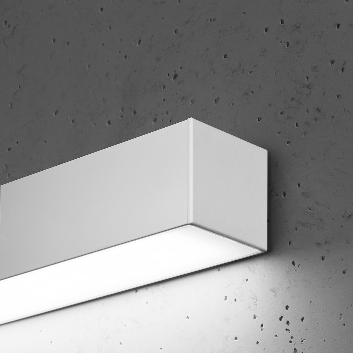 Applique murale Aluminium Blanc LED 1 Pinne blanc, EDEN