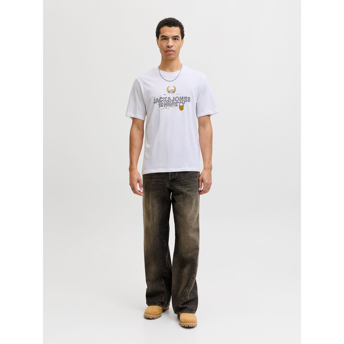 T-Shirt white, JACK & JONES