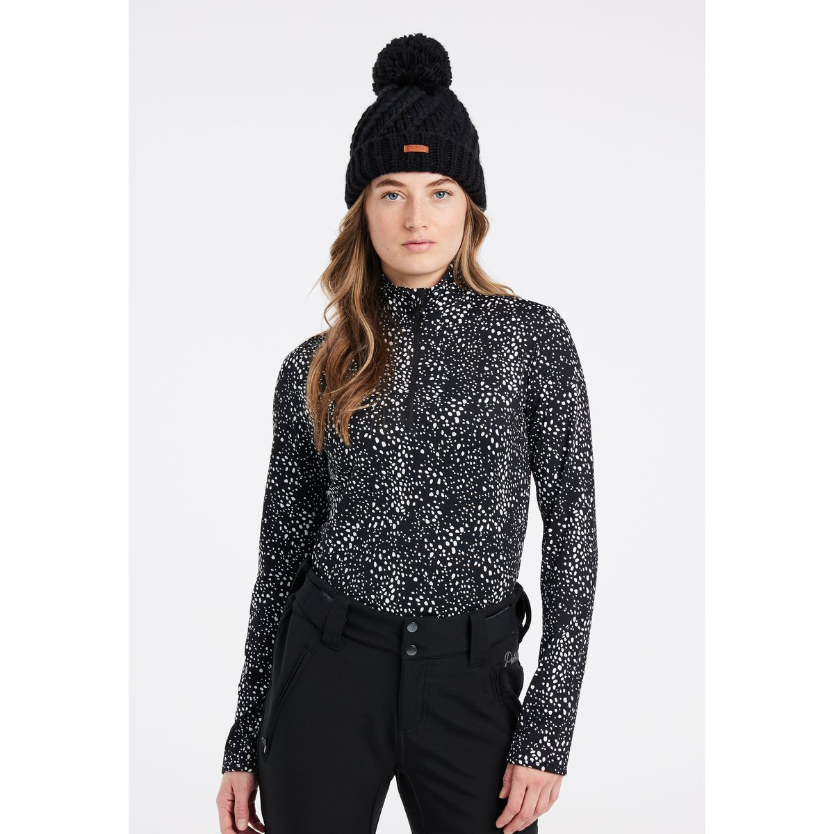 Haut 1/4 zippé PRTGRENADA true black, PROTEST