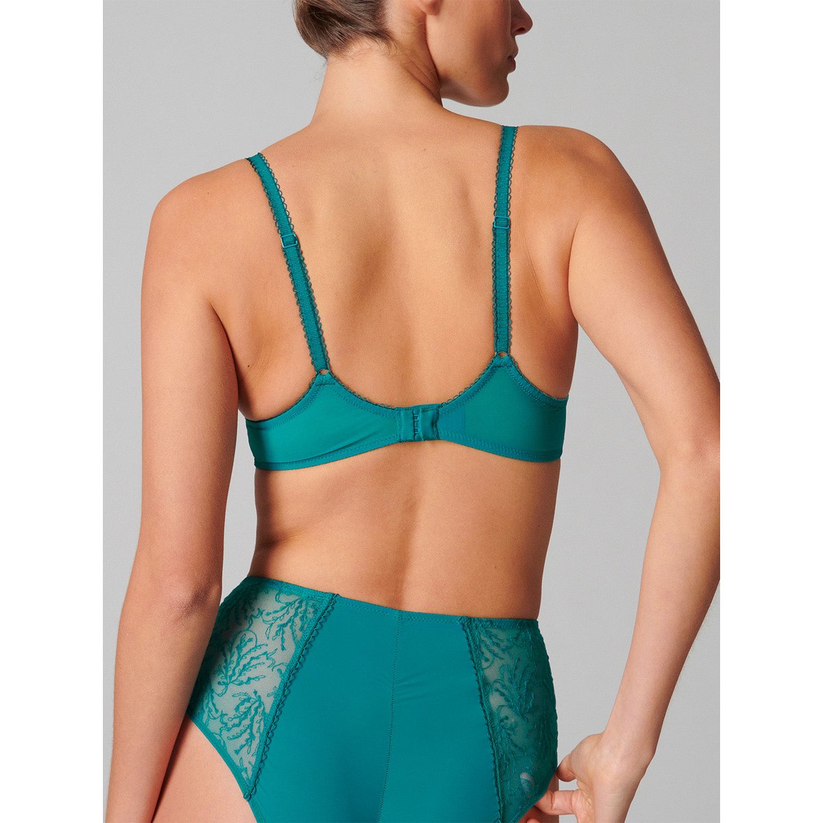 Soutien-gorge décolleté carré en spacer 3D, OPALINE vert, SIMONE PERELE