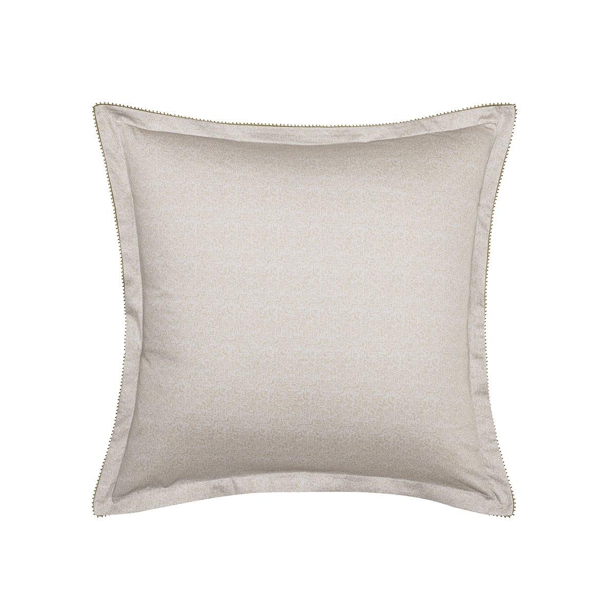 Taie d'oreiller imprimée en satin de coton bio, ROCAILLE gris brume, ALEXANDRE TURPAULT