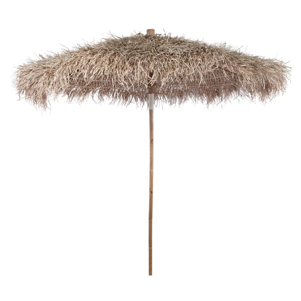 Parasol en bambou avec toit en feuilles de bananier naturel, HOME MAISON