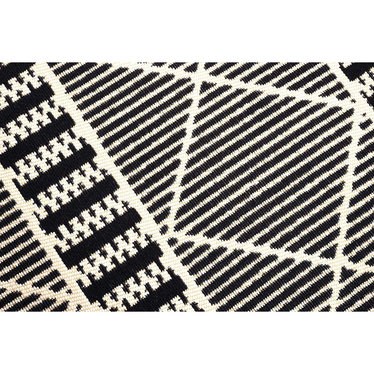 Tapis motifs géométriques pour l'intérieur et l'extérieur - FUNKY OUTDOOR noir, TOM TAILOR