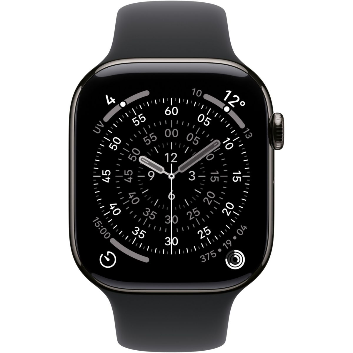 Montre connectée 46mm Tit Ardoise / Noir Serie 11 M/L Cellular noir, APPLE