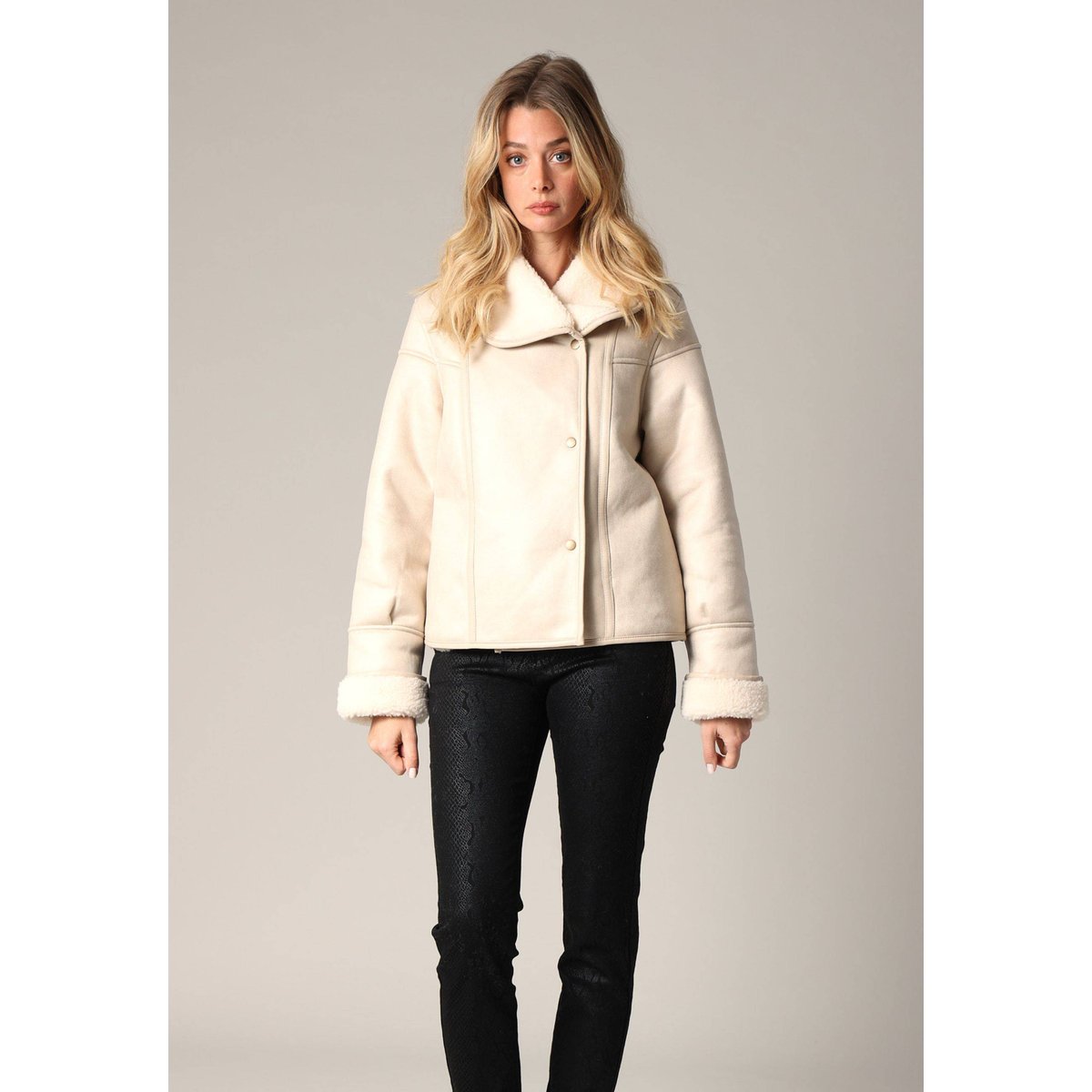 Veste intérieur doux et confortable DOUCY cream, DEELUXE