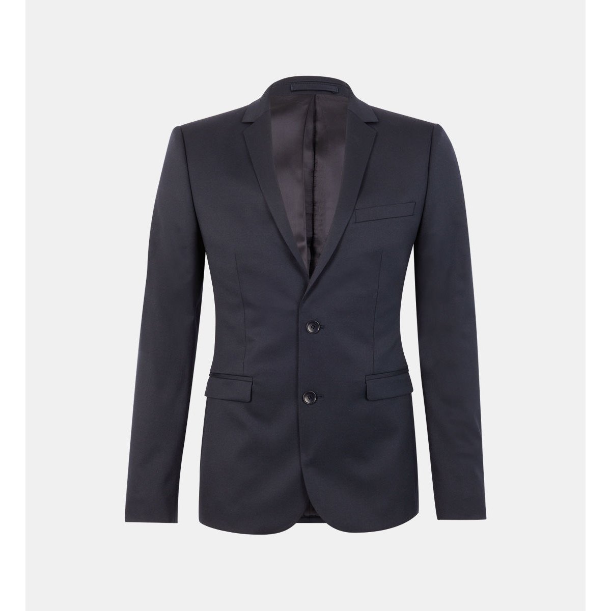 Veste de costume slim jonet laine mélangée bleu foncé, COMPTOIR GL