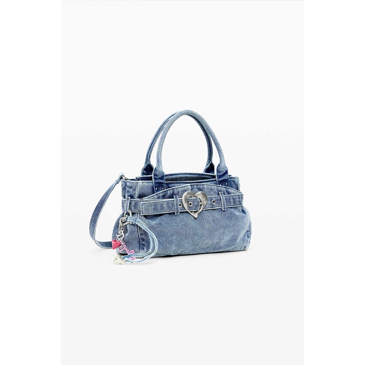 Sac en jean moyen noir, DESIGUAL