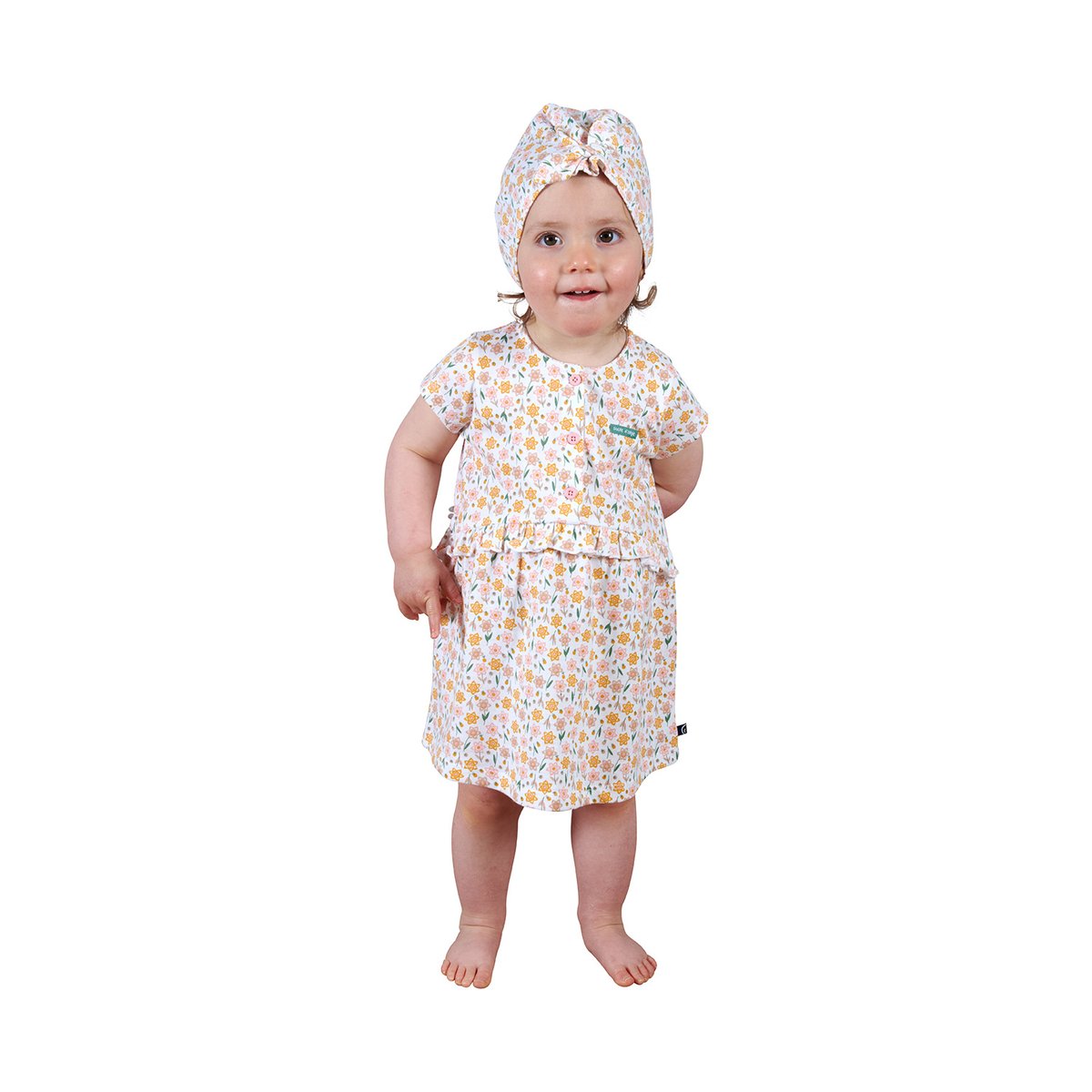 Robe ludivine bebe blanc, SUCRE D'ORGE