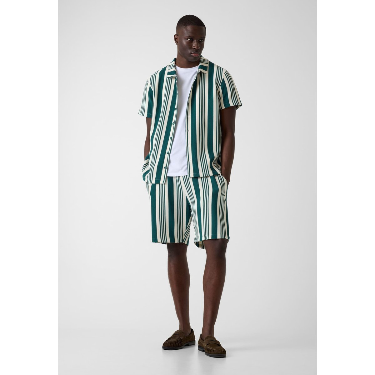 Short Rayé vert multi, GUESS