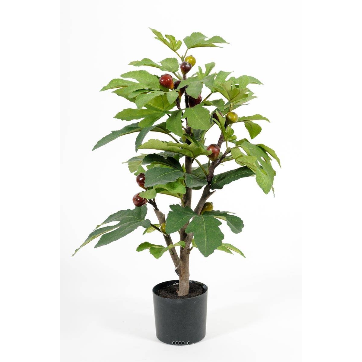 Figuier artificiel en pot avec fruits vert, ARTIFICIELLES