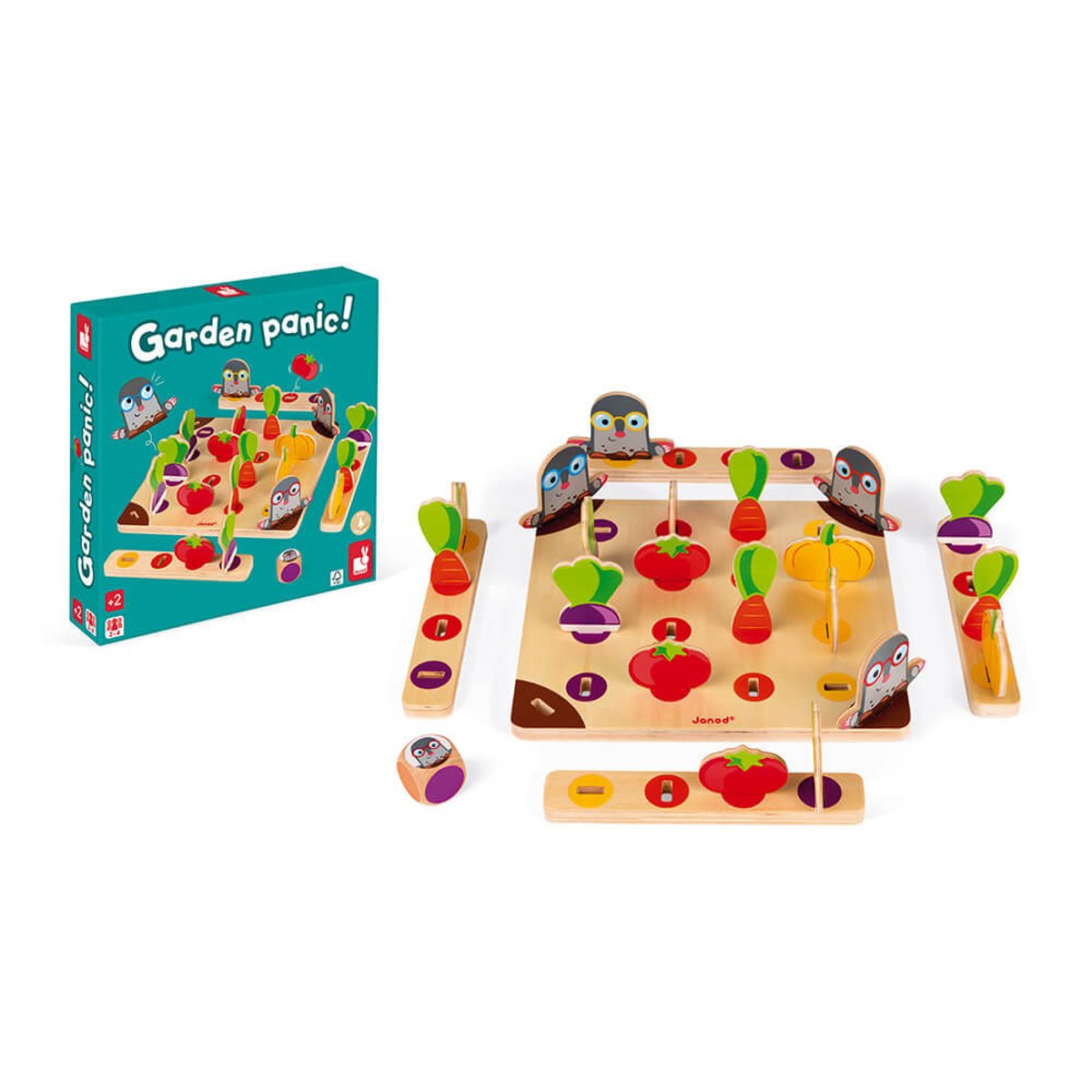 Jeu De Société Garden Panic ! couleur unique, JANOD