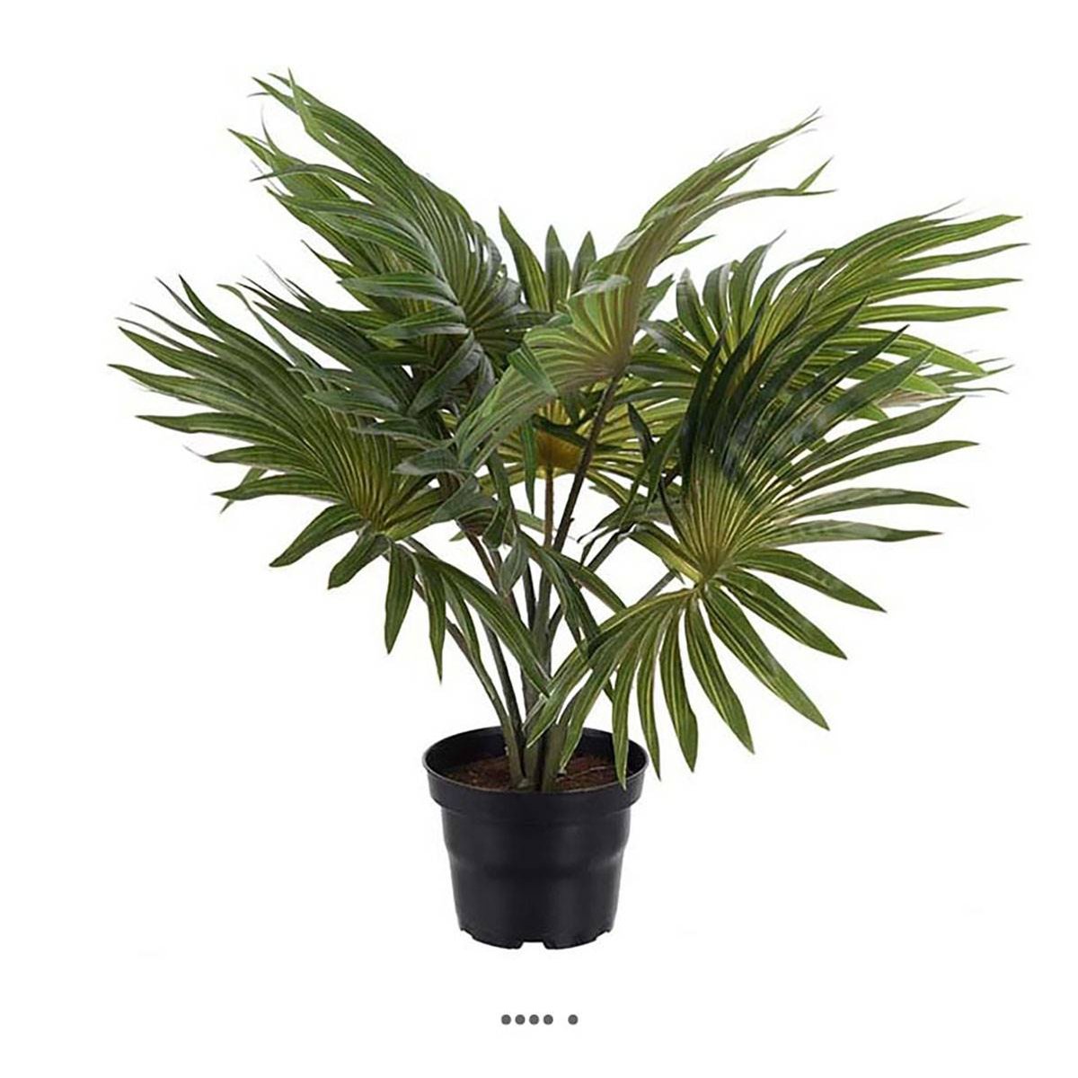 Palmier artificiel en pot 10 grandes feuilles v002239, ARTIFICIELLES