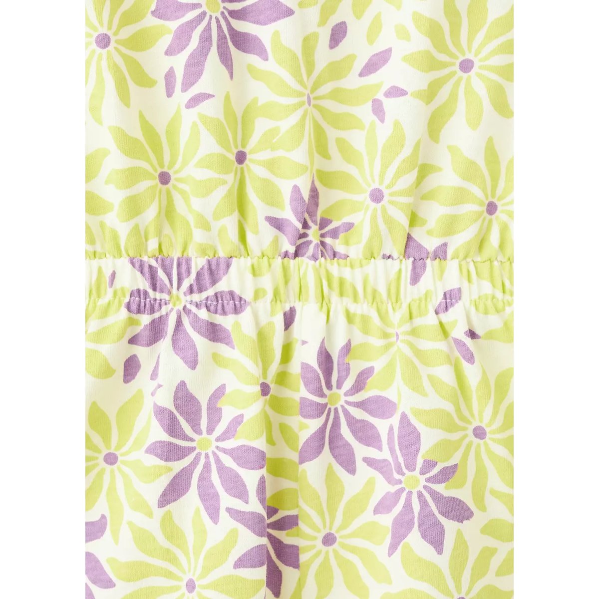 Combinaison en imprimé floral jaune pastel, MANGO KIDS