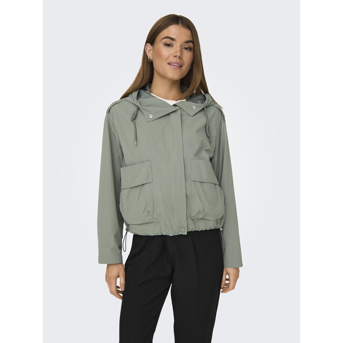 Parka Longue hedge green, ONLY