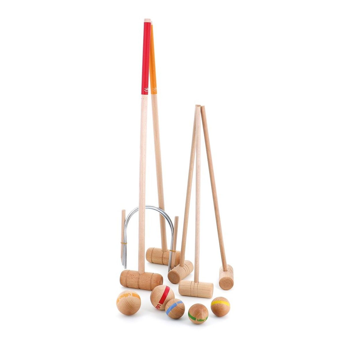 Croquet famille 2 adultes et 3 enfants bleu, VILAC