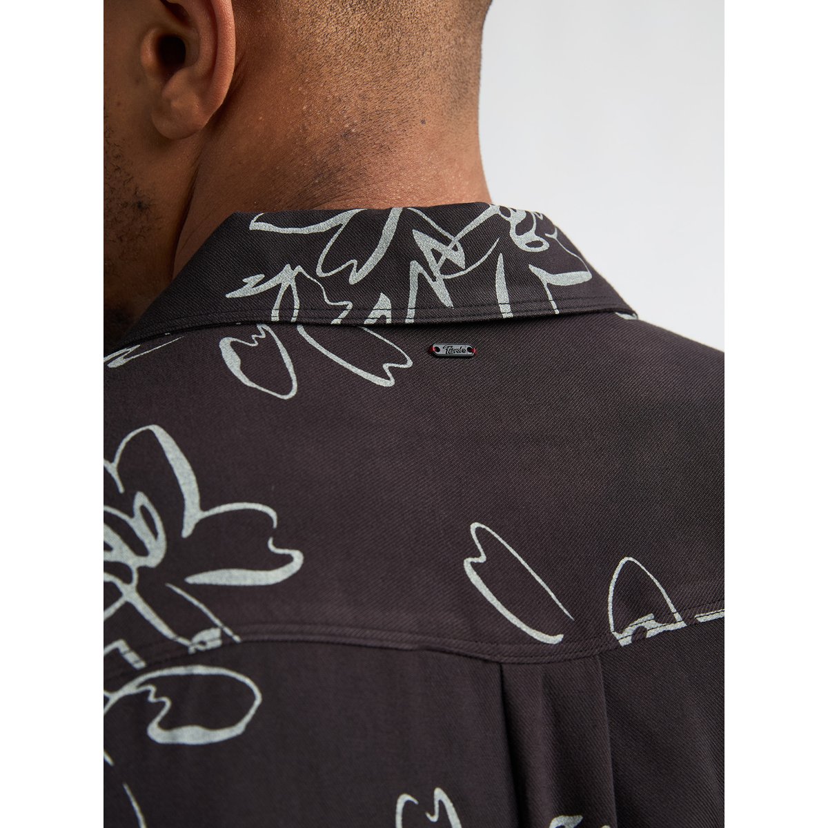 Chemise à imprimé intégral orion noir black, PETROL INDUSTRIES