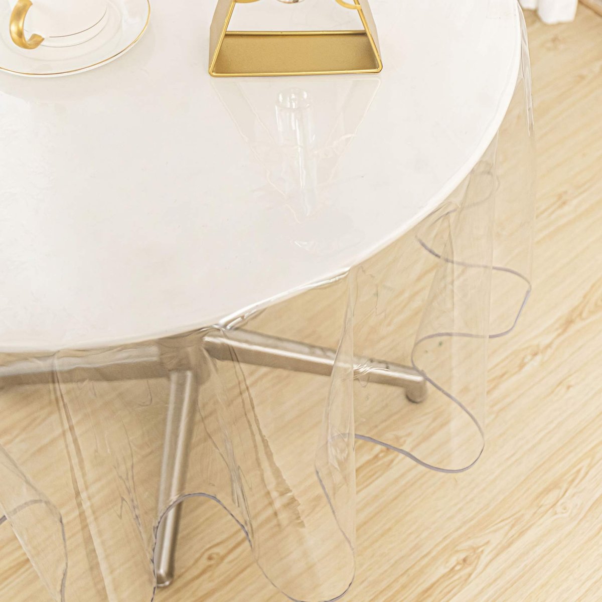 Nappe ronde transparente transparent, HOME MAISON