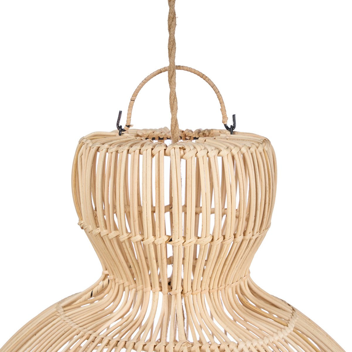 Suspension en rotin MATCHA WHISK beige, BAZAR BIZAR