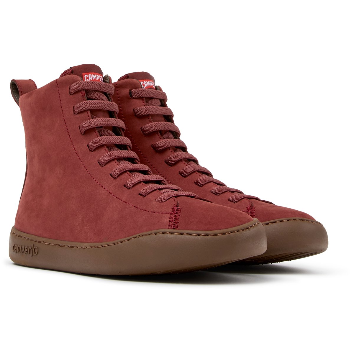 Sneaker-Bootie Peu Touring Nubuck Leather bourgogne 004, CAMPER