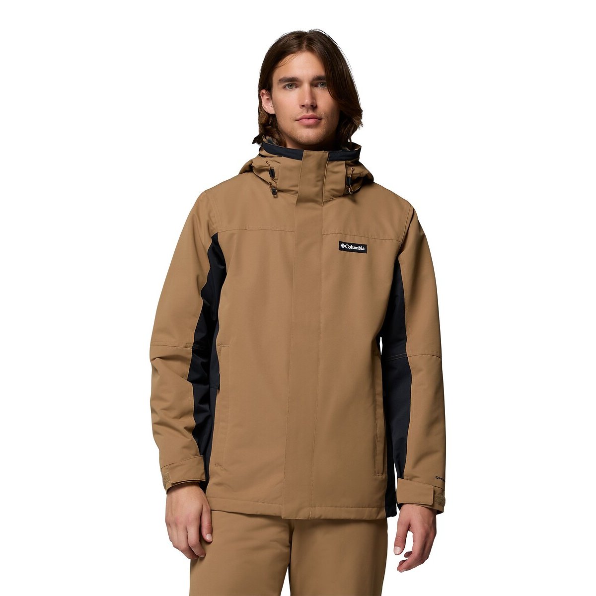 Manteau 3 en 1 avec polaire amovible marron/noir, COLUMBIA