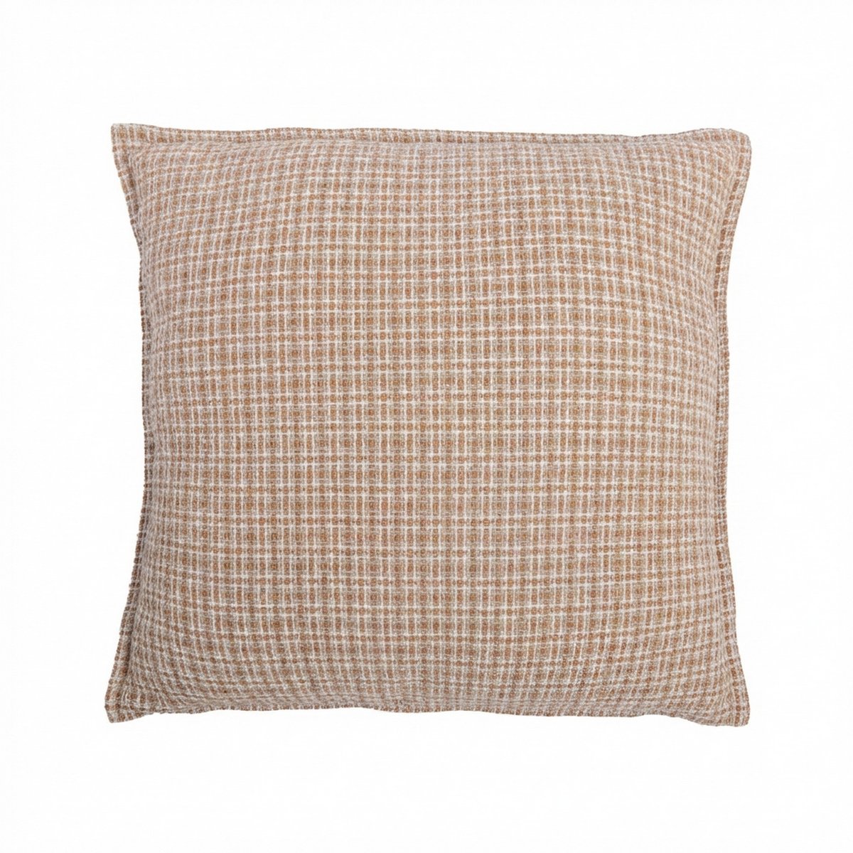 Coussin carré déhoussable 50x50 cm Coton Violette multicolore, EDEN