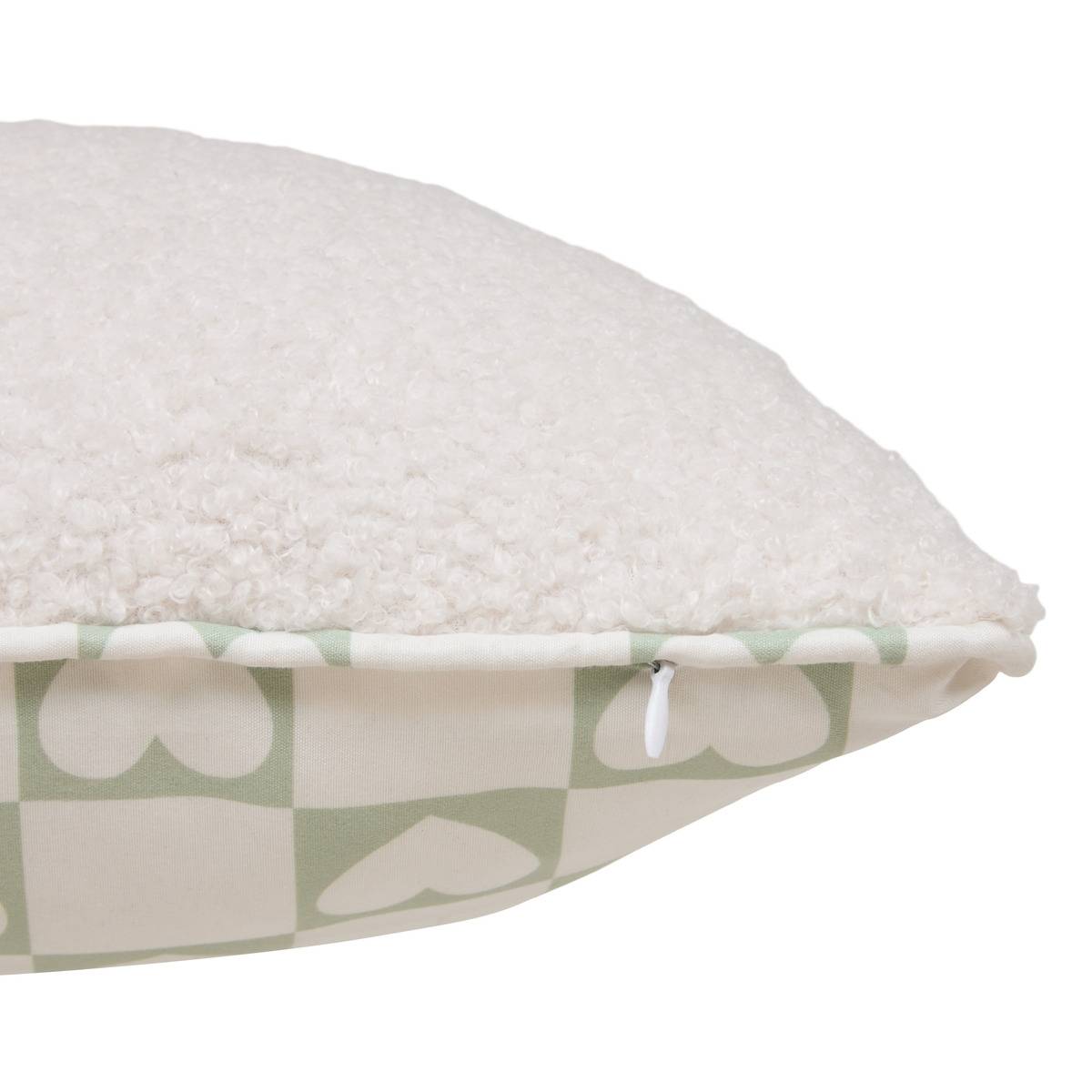 Coussin pour enfant JAIKO blanc/vert, ATMOSPHERA FOR KIDS
