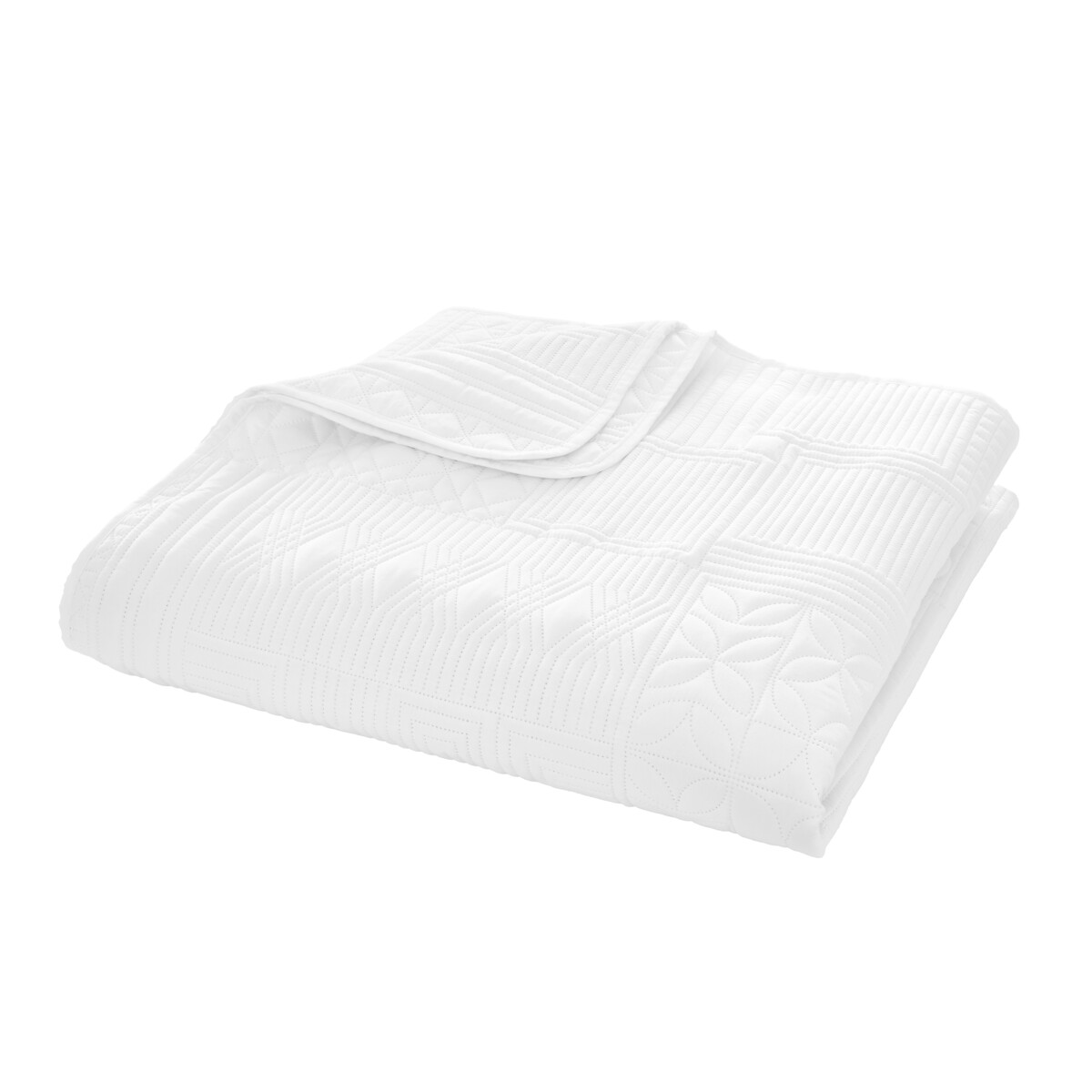 Folkstone Geo Bedspread white, CATHERINE LANSFIELD