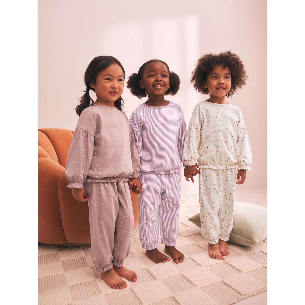 Pyjama style jogging, lot de 3 rose, NEXT