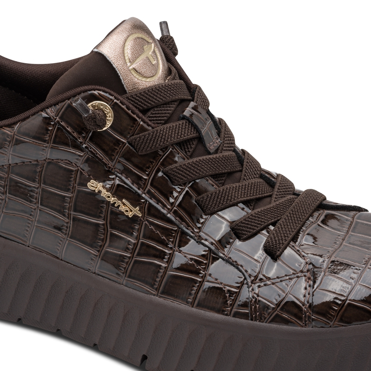 Basket comfort weite marron camel combiné, TAMARIS