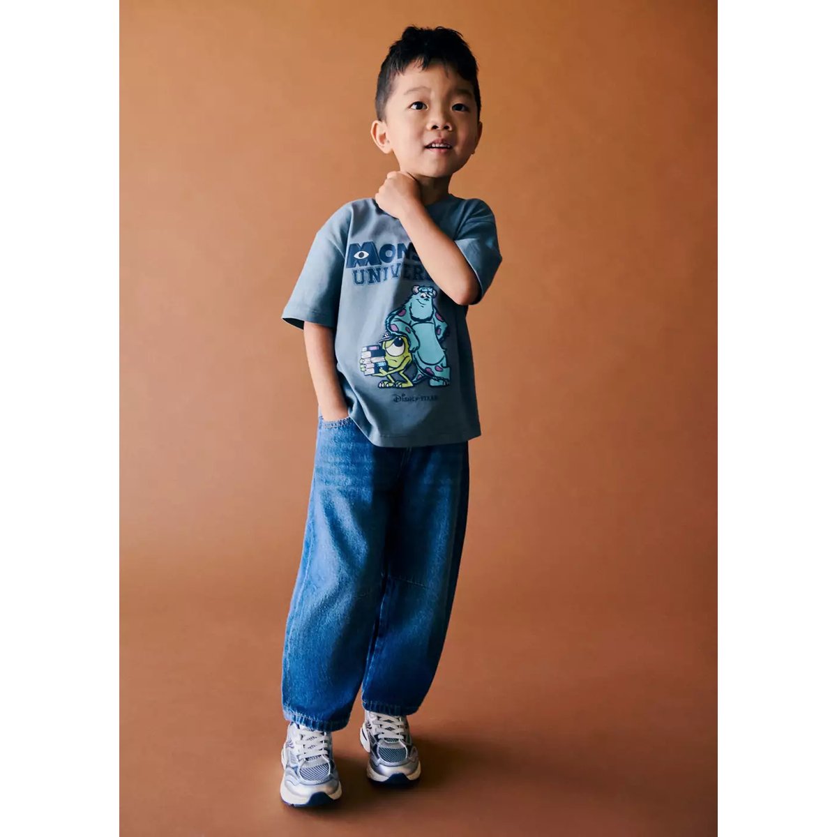 T-shirt Monstres & Cie bleu, MANGO BABY