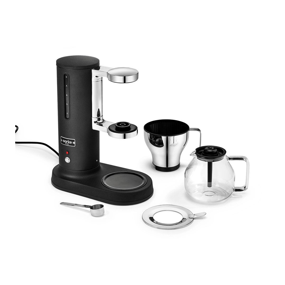 Cafetière filtre noir mat AAA1301 couleur unique, AARKE