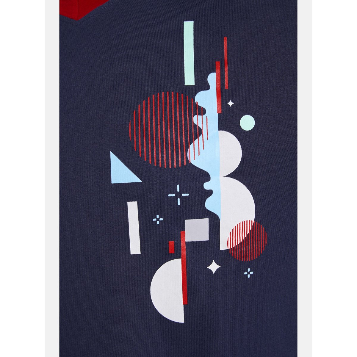 Lot de deux chemises de nuit SODDE rouge bleu foncé, JAN VANDERSTORM