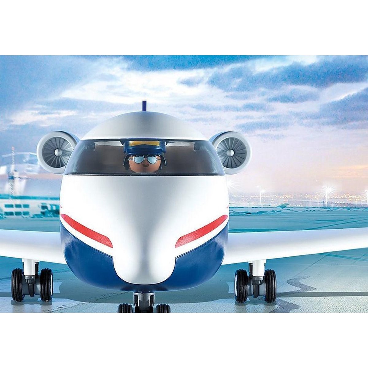 Jet privé multicolore, PLAYMOBIL