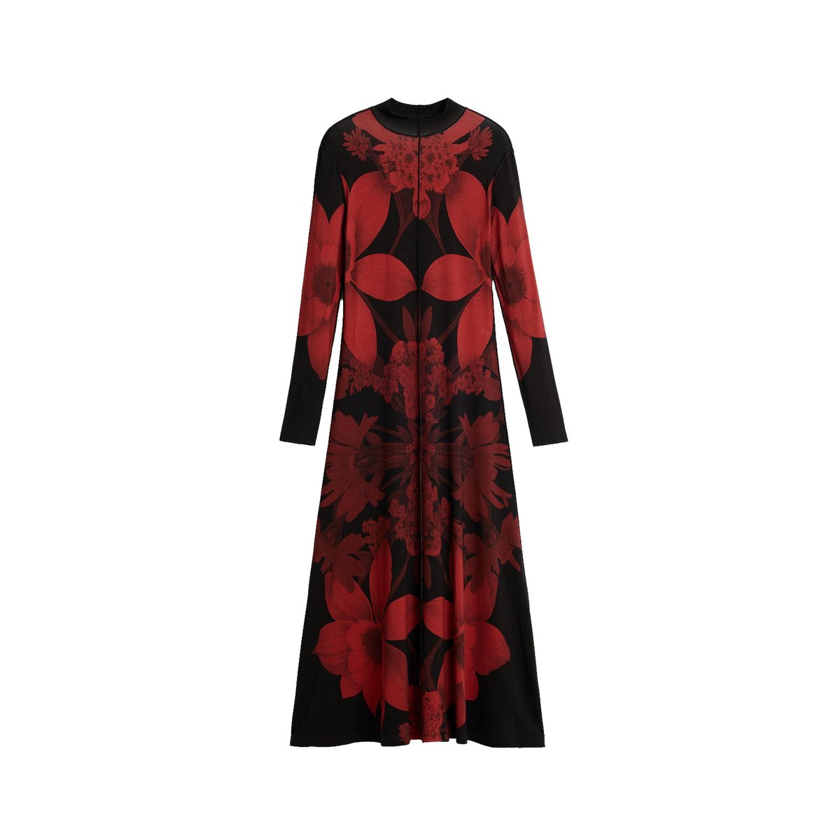 Robe en maille à manches longues noir, DESIGUAL