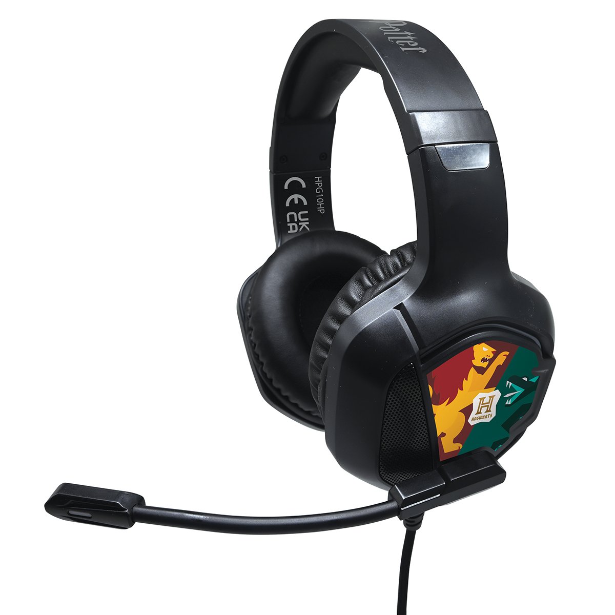 Casque Gaming Filaire lumineux avec micro desgin Harry Potter noir, LEXIBOOK