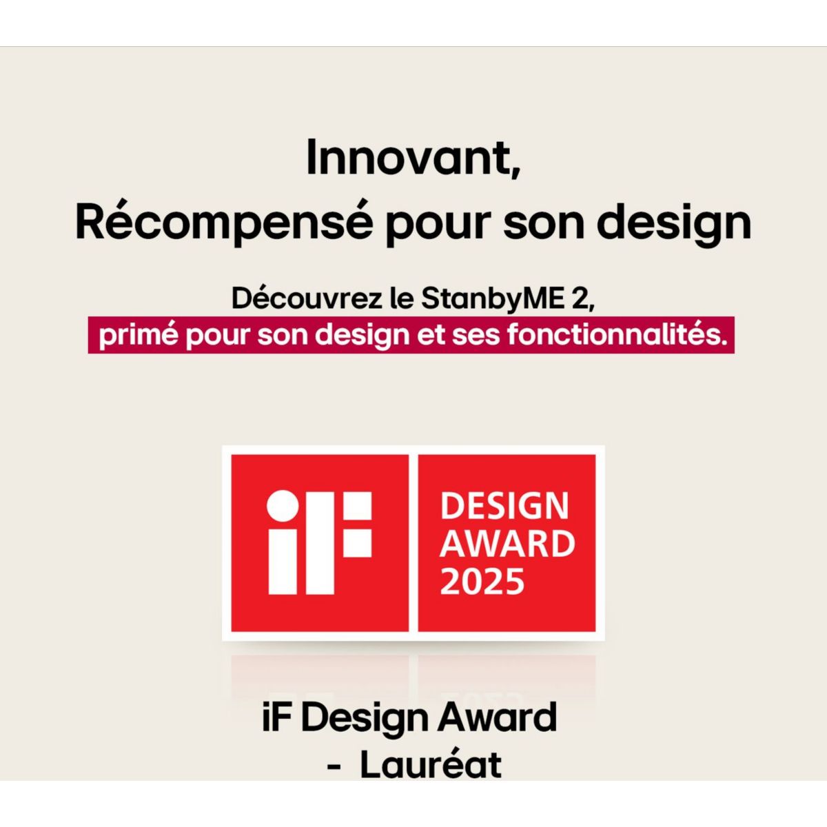TV LED StanbyME 2 27LX6 (68cm) couleur unique, LG