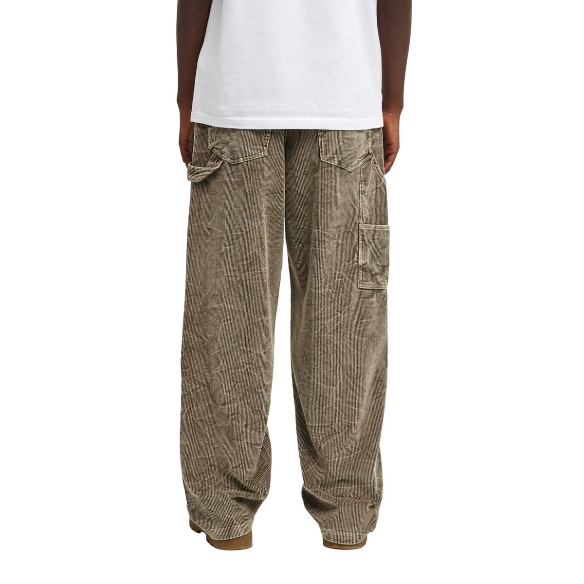 Pantalon en velours RELAX CARPENTER WASHED marron stone gray, ELEMENT