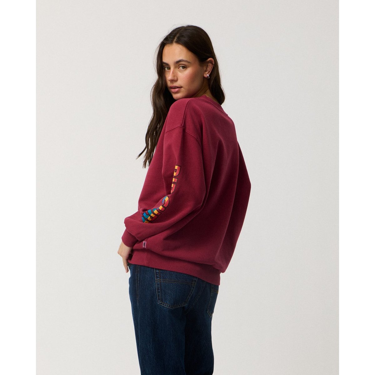 Sweat SG HERITAGE OVERSIZED plum, RIP CURL
