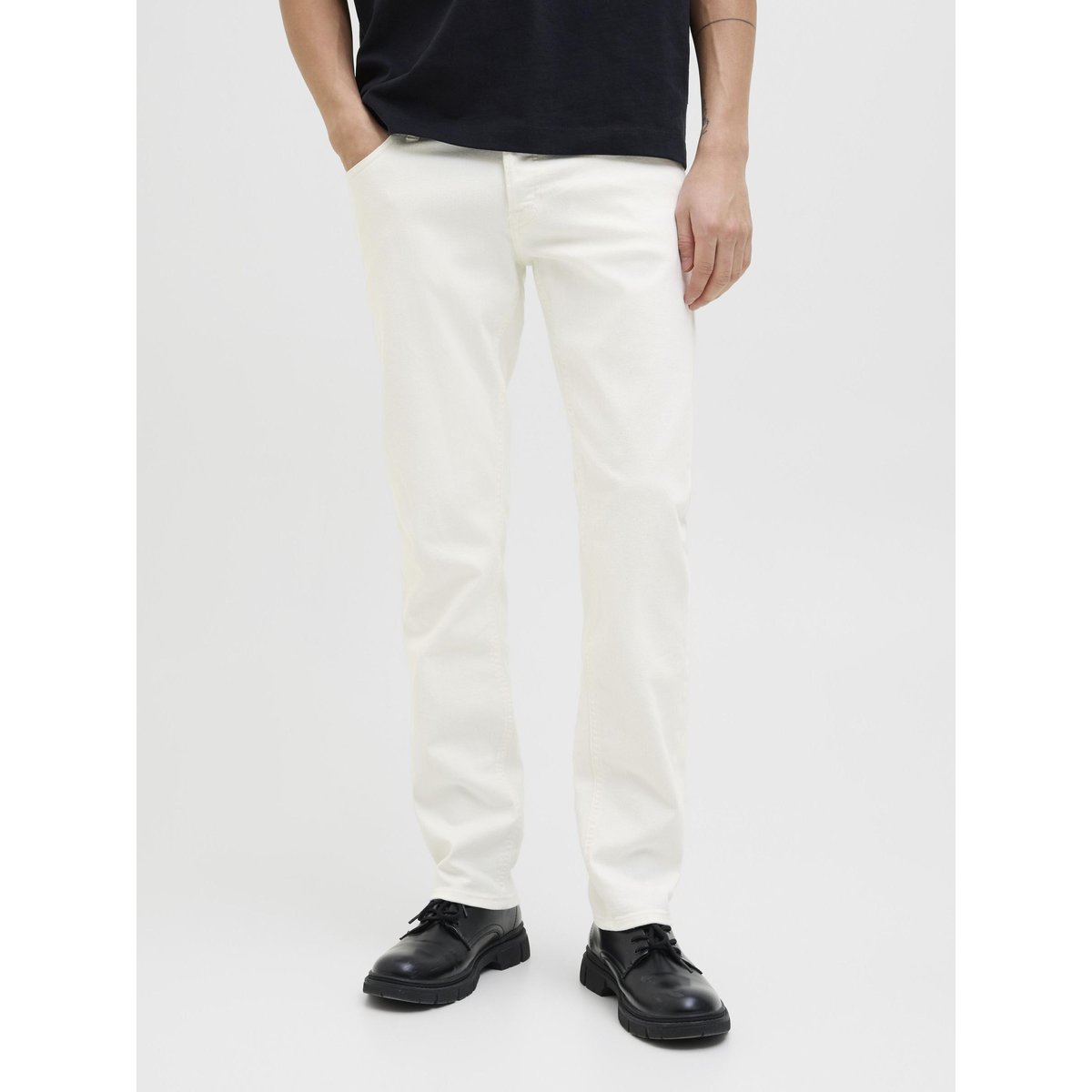 Jean Slim white denim, JACK & JONES