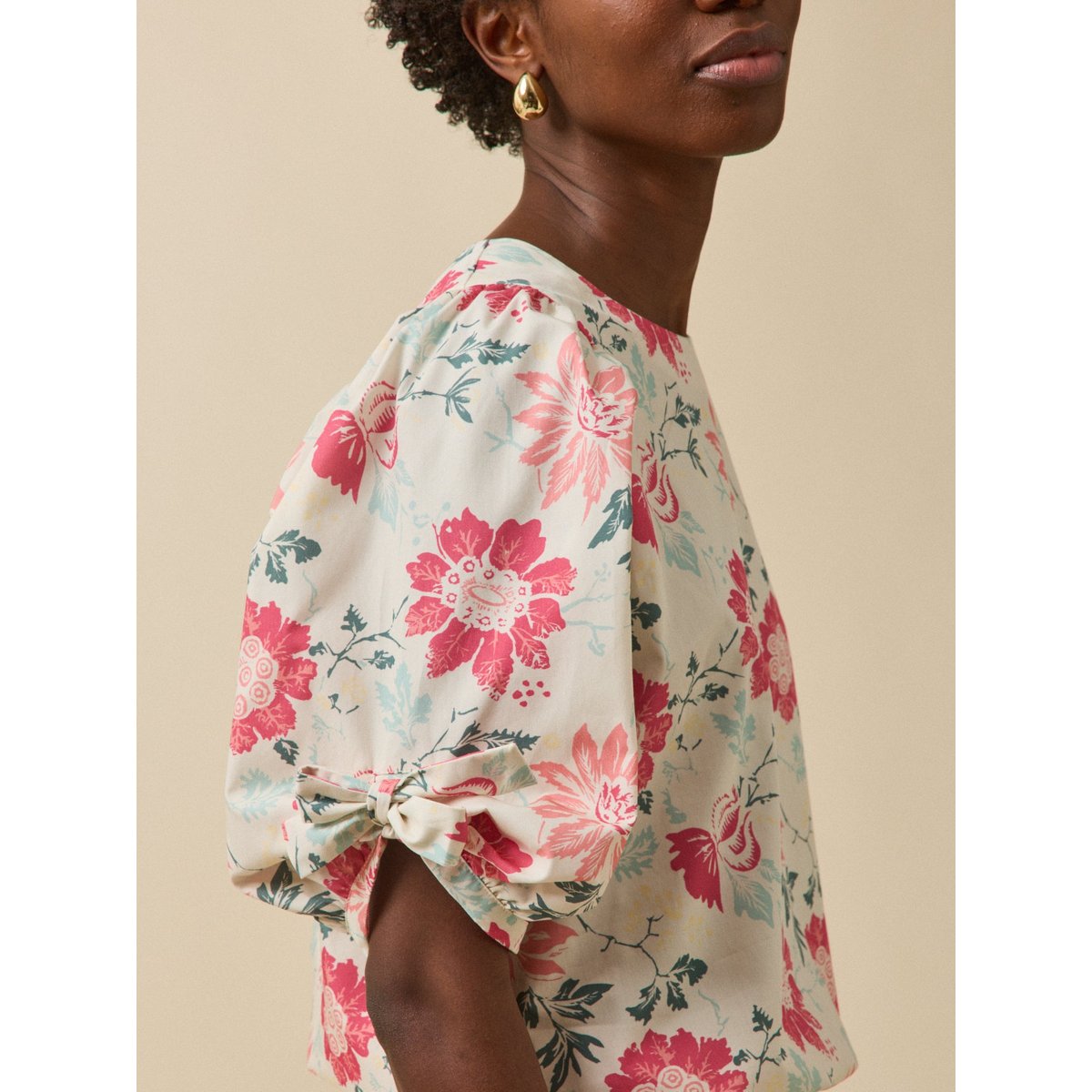Top cérémonie imprimé Rosalia imprimé rosala, CYRILLUS