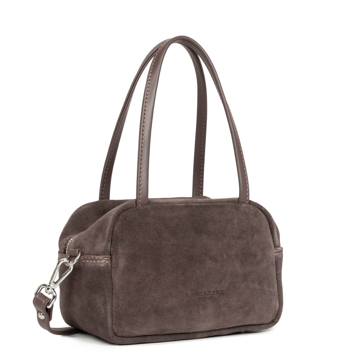 Petit sac à main SUÈDE IT marron, LANCASTER