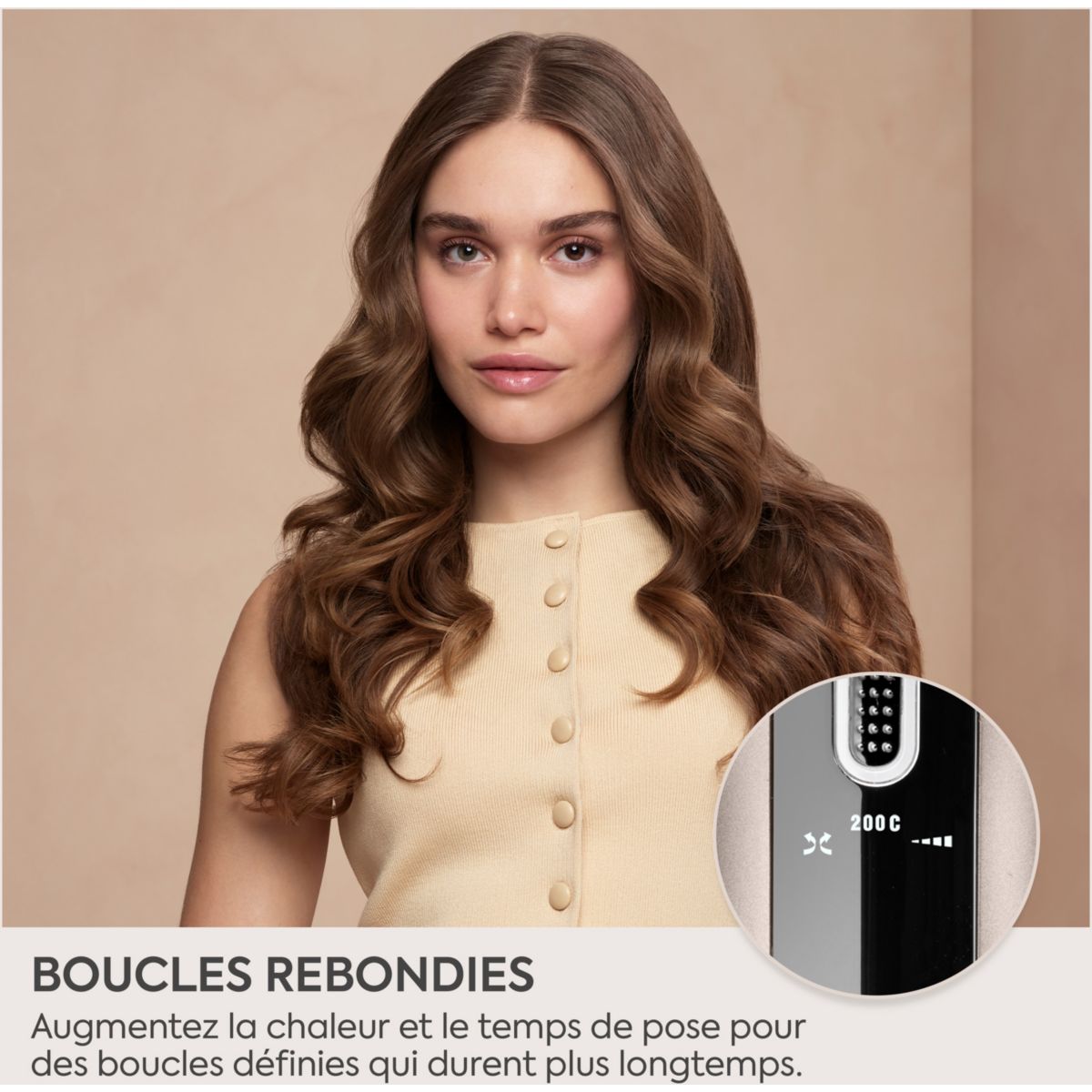 Fer à boucler automatique Style Secret Air C6688E couleur unique, BABYLISS