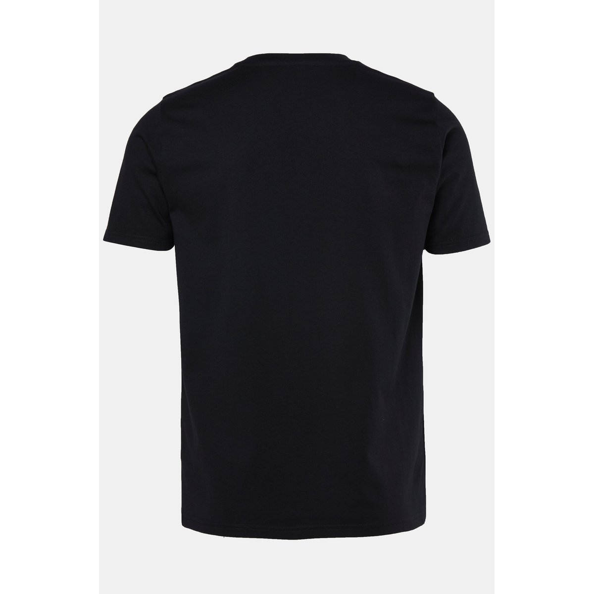 T-shirt manches courtes et imprimé poitrine noir, JP1880