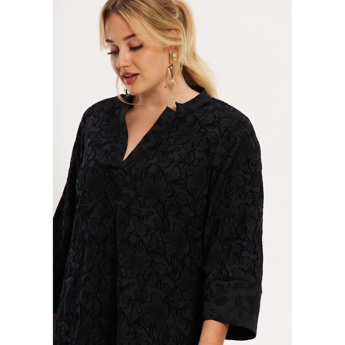 Robe Flare Fit noir, YOEK