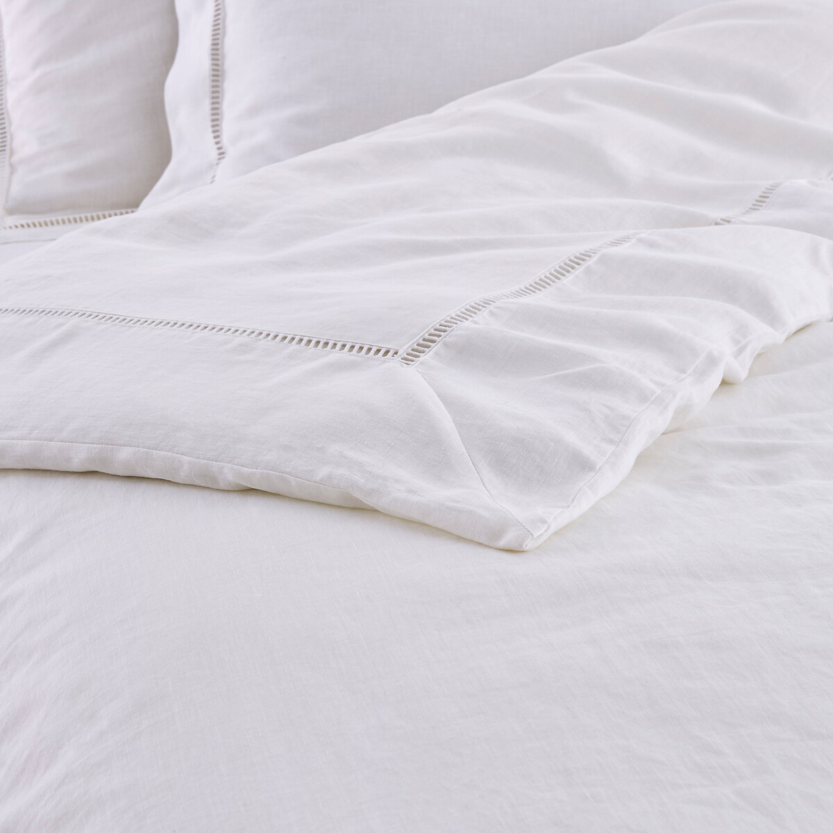 Scala Washed Linen Duvet Cover white, AM.PM