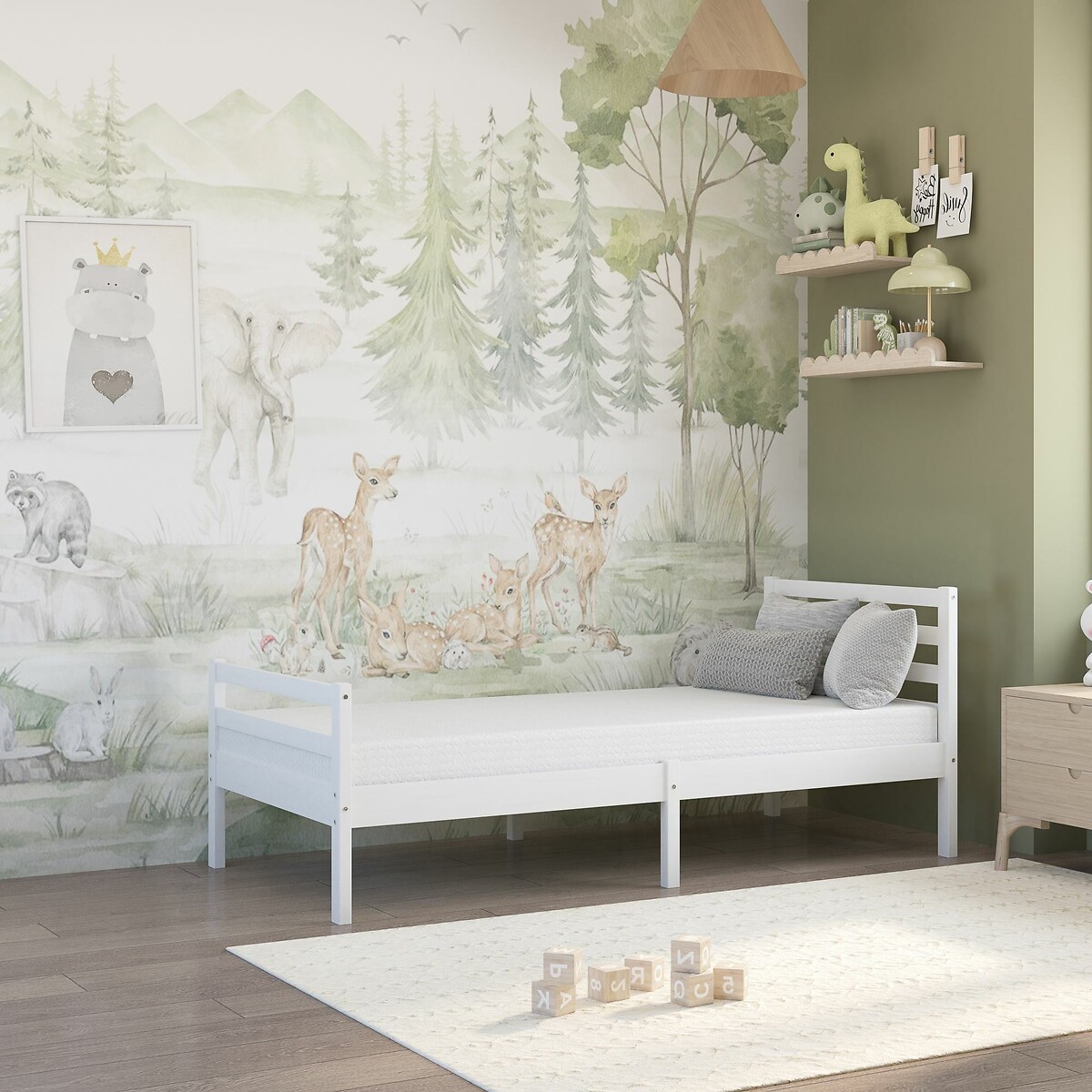 Kids Eco Foam & Memory Foam Support Mattress white, ASPIRE