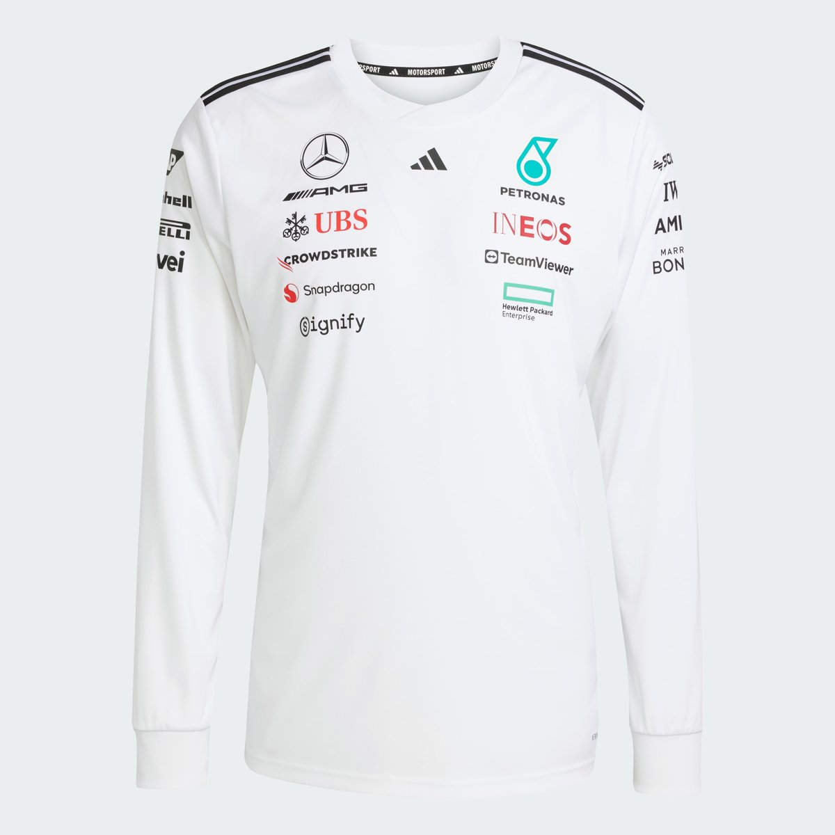 Maillot Pilote Mercedes - Amg Petronas Formula One Team Maillot Pilote Mercedes - Amg Petronas Formula One Team white / black, adidas Performance
