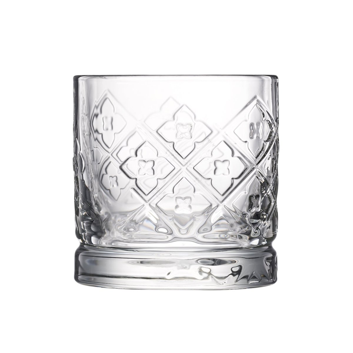 Coffret de 4 verres à whisky assortis, DANDY transparent, LA ROCHERE